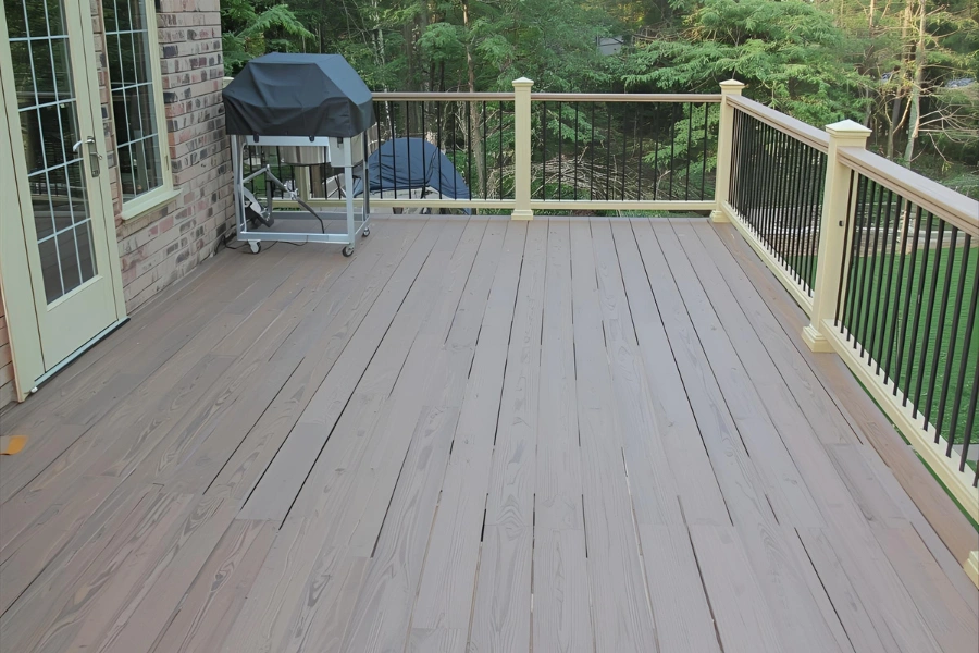 This beautiful wood deck was built by Tuff deck builders Philadelphia, the best Wood Deck Builders Philadelphia PA